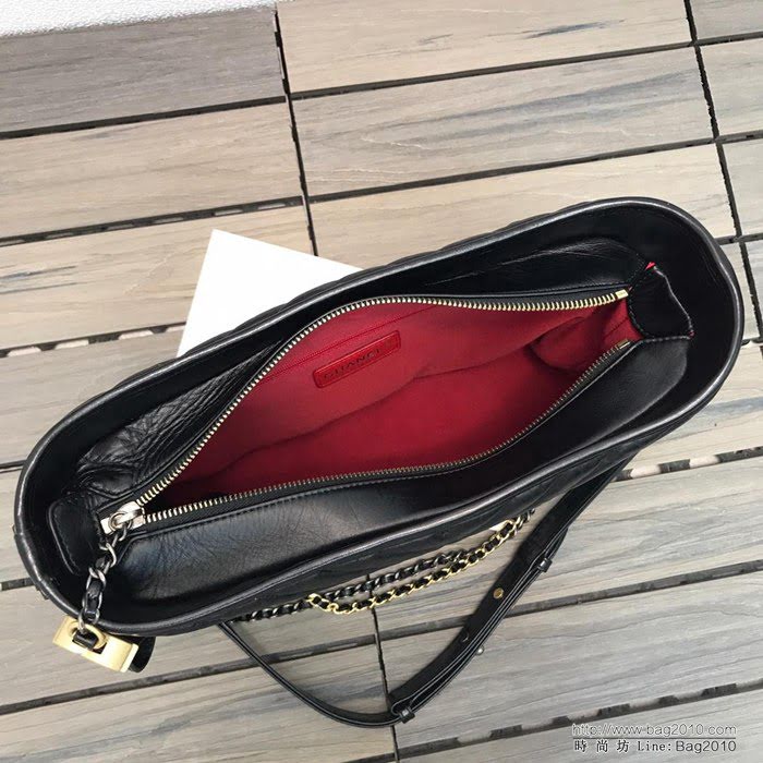 CHANEL香奈兒 独家背景实拍 Gabrielle 流浪包 三行纹最新颜色 定制原厂皮 纯铜五金 版型与正品一致 随意百搭  Cco1169